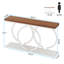 Coito 355.6cm Solid Wood Top Console Table-1006473408-1006437812
