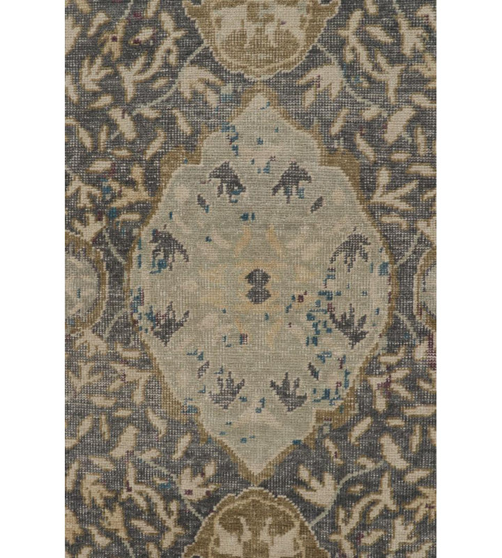 Hand Woven Cotton and Wool Area Rug