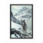 «Winter Crossing» décoratif - loup par Ron Parker - reproduction d'art sur toile tendue avec châssis-765281946-692325527-692325481