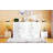Queen Size Murphy Bed With Large Drawers, White