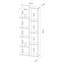 Bibliothèque moderne blanche, 5 tablettes, 23,6 po x 59,1 po x 7,1 po | 100% panneau de particules enduit de mélamine, épaisseur: 0,7 pouce | Conception élégante pour le bureau à domicile et le salon, solution de rangement élégante-920726096