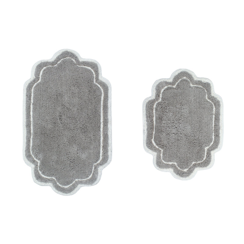 Tapis pour salle de bain Dobrinka, Gris