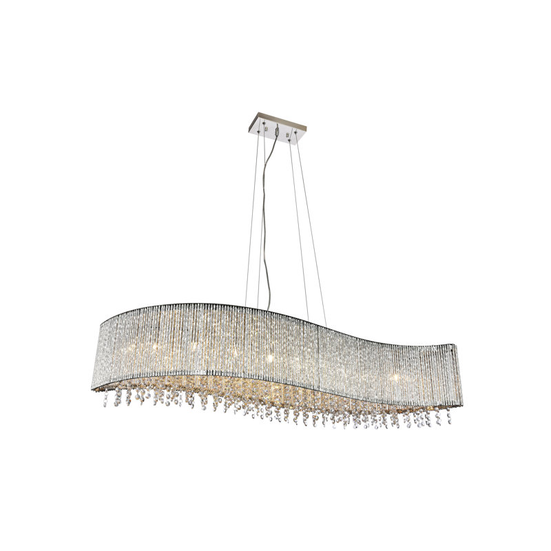 Downes 8 - Light Dimmable Geometric Chandelier