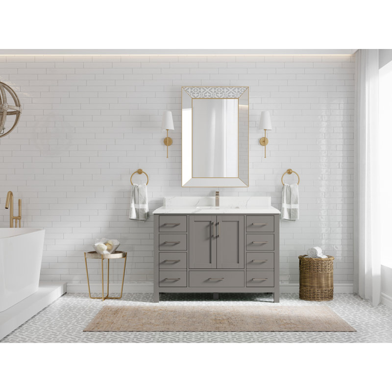 Ensemble de meuble-lavabo simple 48 po Malibu