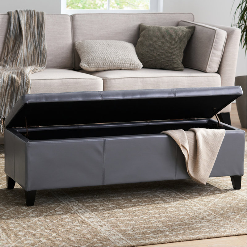 Unité centrale moderne gris avec rangement - de style minimaliste pour une utilisation pratique, l 50,3 po x P 17,83 po x H 15,88 po, option fonctionnelle idéale pour la vie de tous les jours