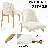 Round Wood Dining Table Chair Set-1351459005-1351458992