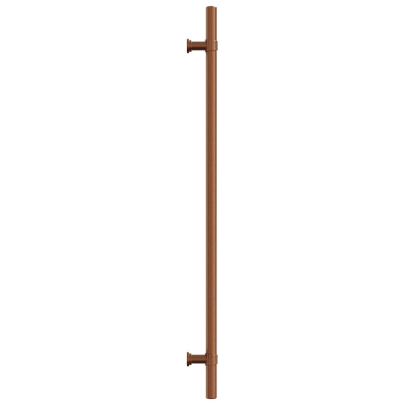 Acier inoxydable avec poignées d'armoire vidaXL, 8,81 pouces, Bronze