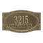 Plaque d'adresse murale sur 2 lignes Frond-1197746859-1197746902