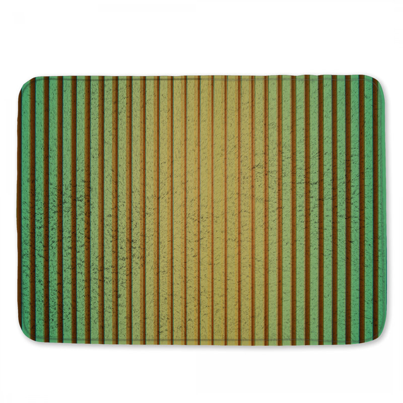 Tapis de bain à rayures verticales, L 34 po x L 21 po