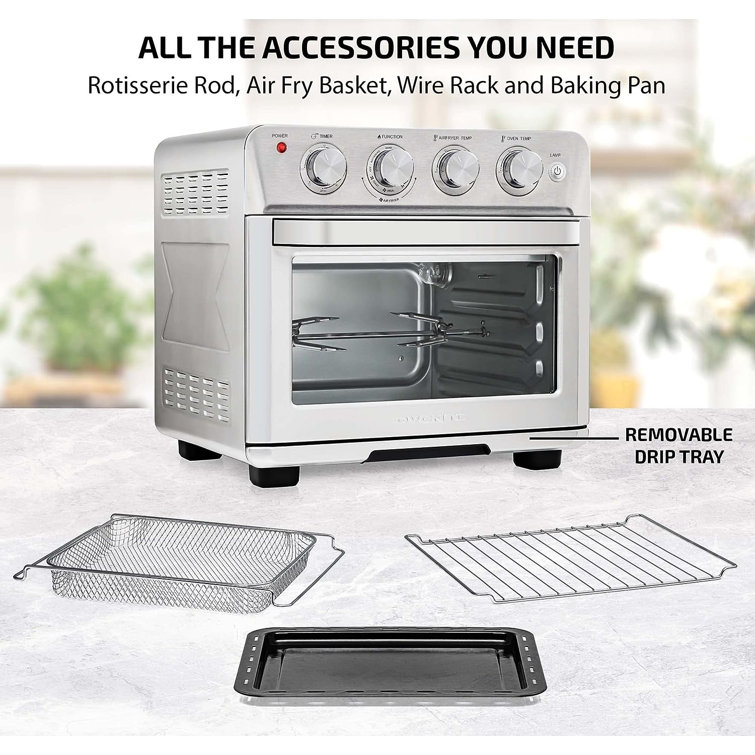 BLACK+DECKER 4-Slice Toaster Oven, Stainless Steel, TO1705SB