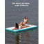 Plateforme de quai gonflable de 6 x 5 pi avec surface de quai flottante et antidérapante avec sac de transport portatif, pompe à air pour lac, piscine, plage, océan-125341757-125341760