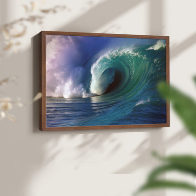Waimea Bay -Framed Print - Restickable
