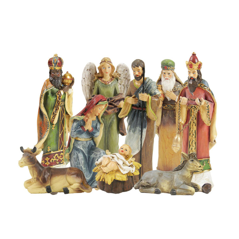 Ensemble de 9 figurines de Noël 9 pi
