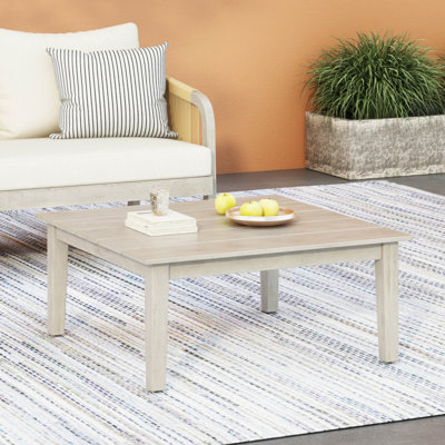 Table basse d'extérieur carrée L 29,5 po x l 29,5 po Zelmer