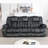 Quiteris 86.6" W Microfiber Manual Reclining Sofa-1951128592