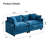 Schmucker Modular Oversized Deep-Seat Cloud Sofa, Modern Double-Layer Cushion Cloud Couch-594630507-594909247
