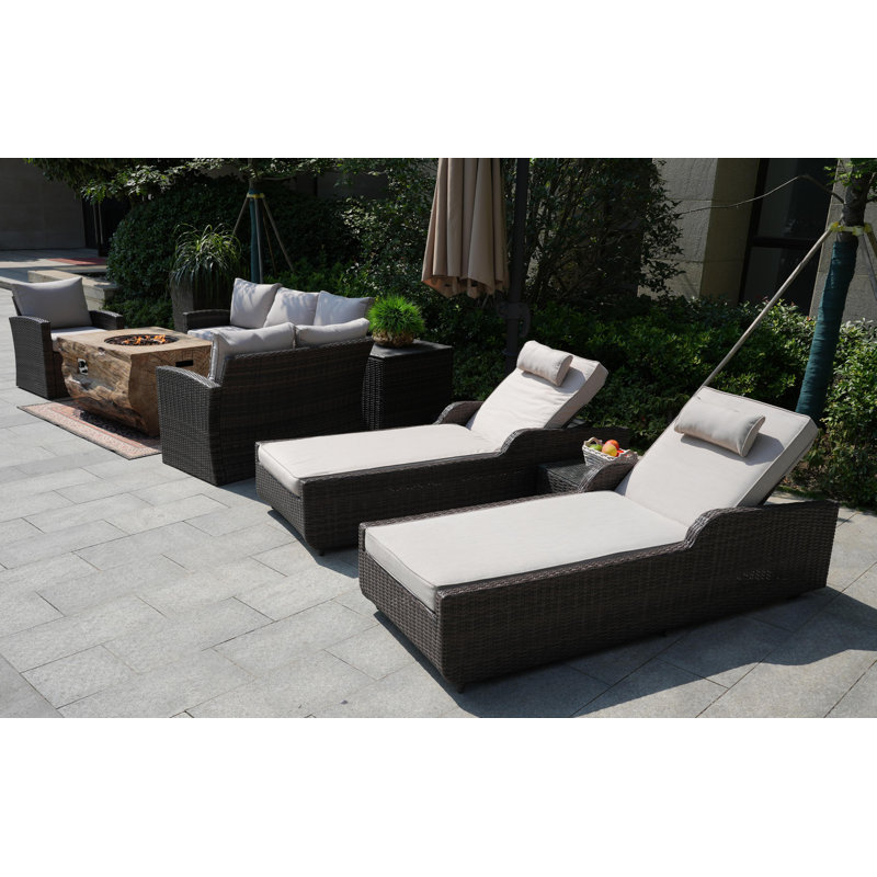 - Person Patio Conversation Set with Cushions