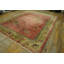 Tapis rose antique en laine Art déco