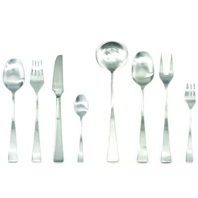 Italia Flatware Set - 63 Pieces - Ice
