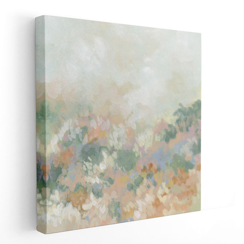 «Soft Meadow Song II», reproduction d'art sur toile, H 12 po x l 12 po