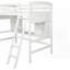 Lit mezzanine simple avec rangement - aucun sommier nécessaire, robuste et amp; Fonctionnel