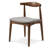 Speakman Upholstered Solid Wood Ladder Side Chair-1282791346