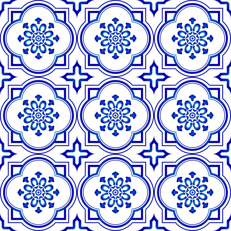 Ceiling Pattern by Horizon2531 - No Frame Print on Canvas, 76cm H x 76cm W
