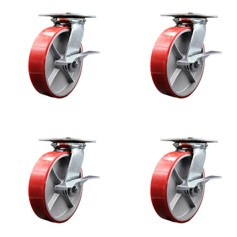 Poly on Cast Iron Casters