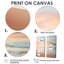 Beach Photo Coastal Tranquillity I - Beige, décoration murale 2 panneaux-2042731356-2042731352-2042731358