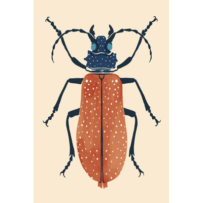 Beetle Bug III - Wrapped Canvas Painting