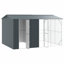 247cm Steel Floor Bird Cage