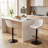 Modern Height Adjustable Swivel Bar Stools Upholstered Leather Barstool Kitchen Island Chairs with Metal Frame-1879254790