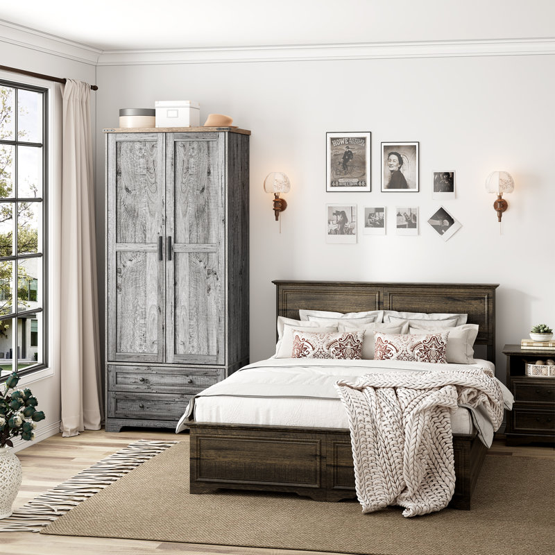 Armoire American Country, Gris