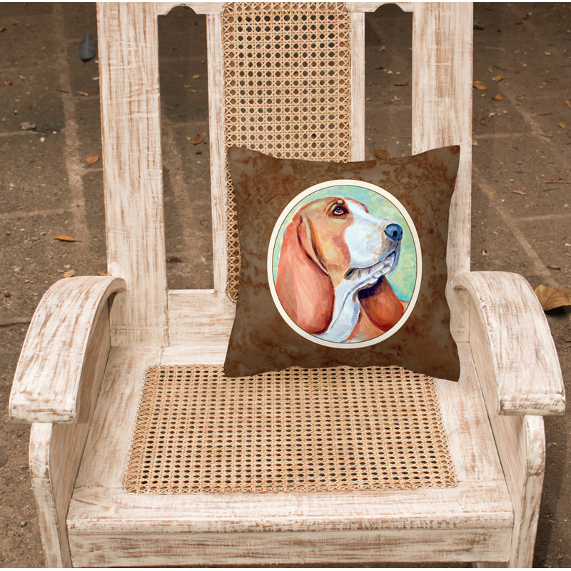 Coussin Mae Basset Hound 14 "