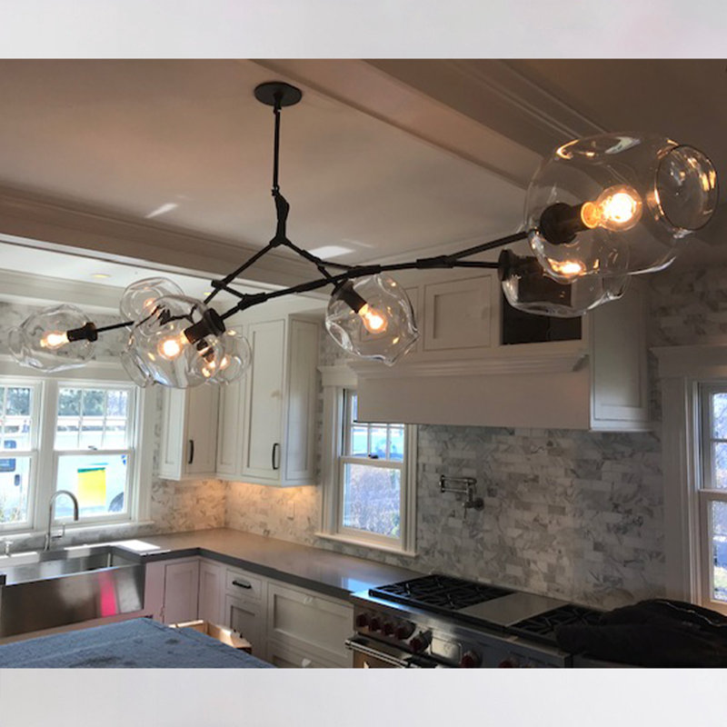 Yarra 7 - Light Black Unique/Statement Pendant