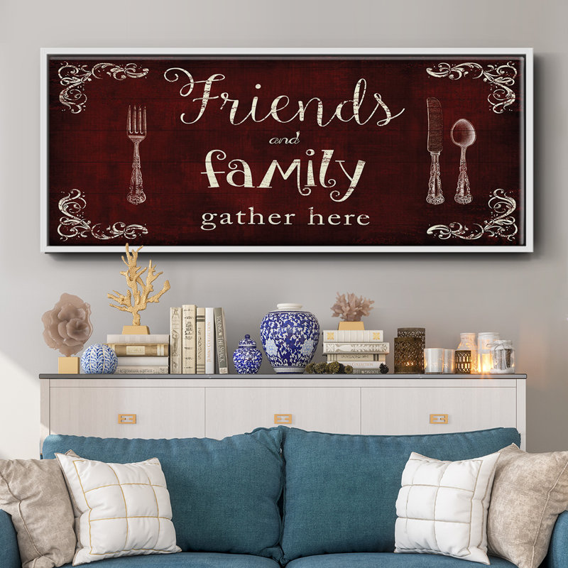 Friends and Family - toile encadrée