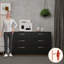 Ensemble de chambre à coucher avec commode, commode et 2 tables de chevet 4 pièces Foster-119045005