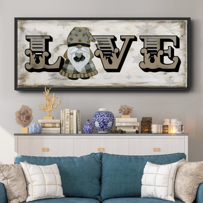 «Winter Wonderland Friend Love», toile encadrée