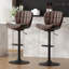 Tabouret de bar pivotant et réglable-213041577-228487898