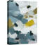 Bleu, jaune et blanc, coup de pinceau, collage, formes abstraites, illustrations, art moderne-101469408