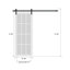 Porte de grange en verre givré Planum-49204384-49252679-49252677