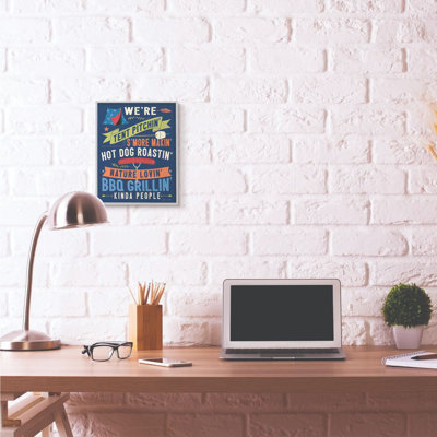 « camping people home word design », impression sur toile
