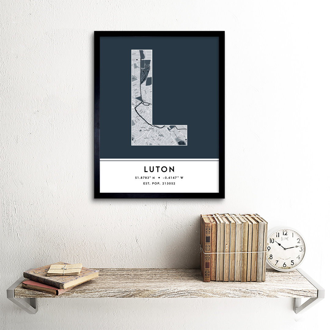 Maidstone England United Kingdom City Map - Picture Frame Typography