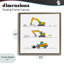 Cadre flottant Construction Digs Machine, design Creative Studio-739395742-739395741