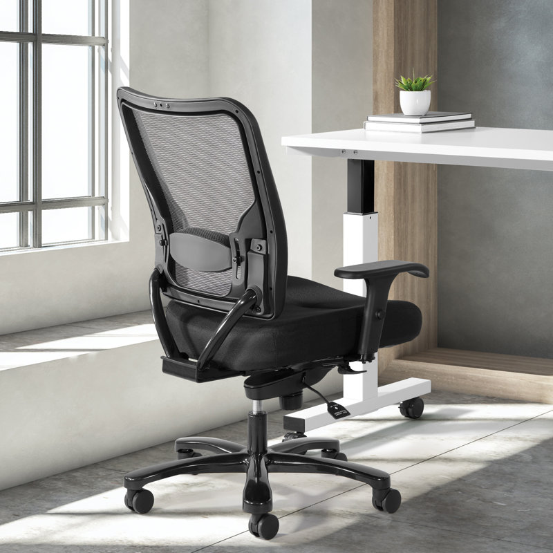 Chaise de travail en filet SPACE, Icône - noir