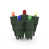 Rouge / Vert / Noir est en rupture de stock