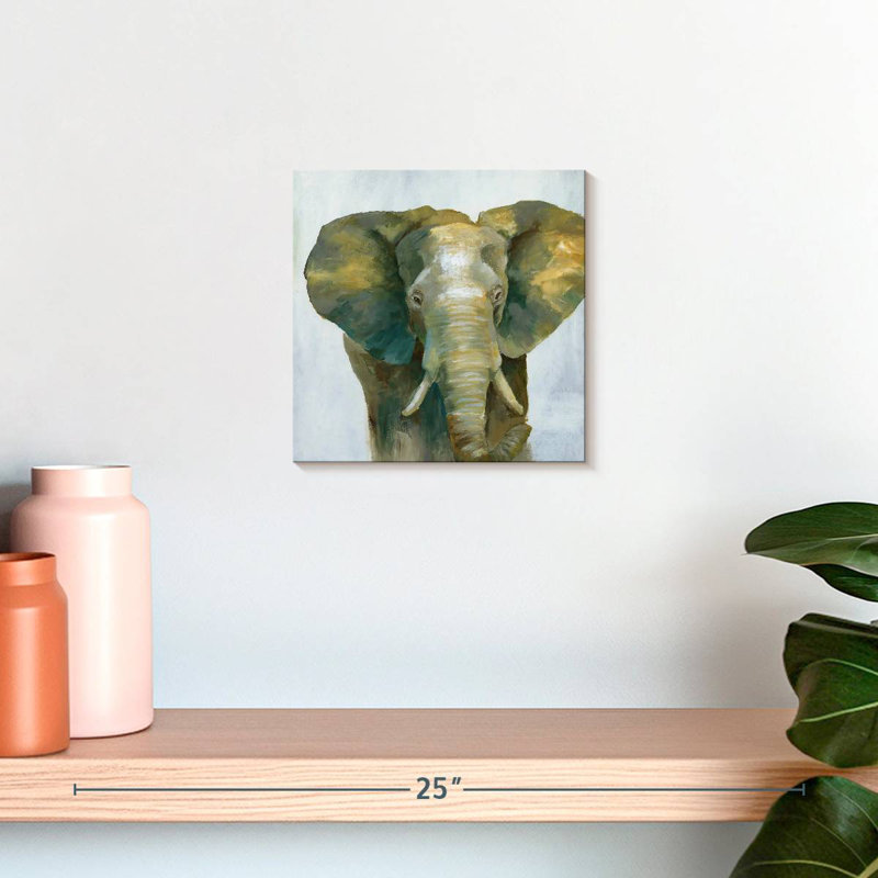 Crowle Jade Elephant, 10" H x 10" W