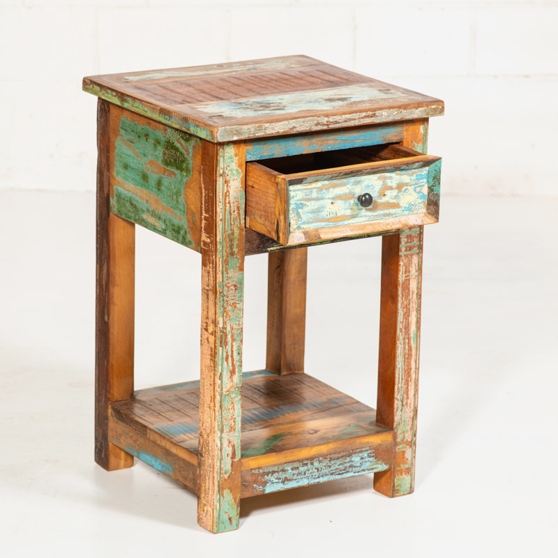 Ranjit Side Table with Storage