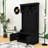 Modern Hall Tree with Hooks, Shoe Bench, Storage Cabinet and Display Shelves-548058857