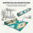 Geometric Aztec Kilim Waterproof, Fade Resistant, Reversible - Recycled Plastic - Patio Balcony Deck - Bursa Kilim Teal-1515381857
